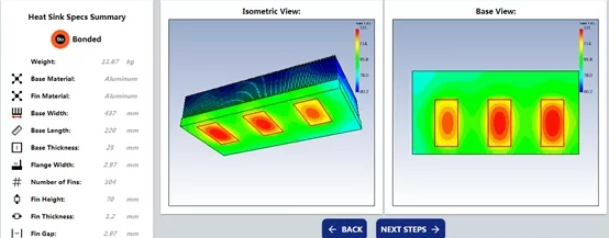 конструкция радиатора со скошенными ребрами