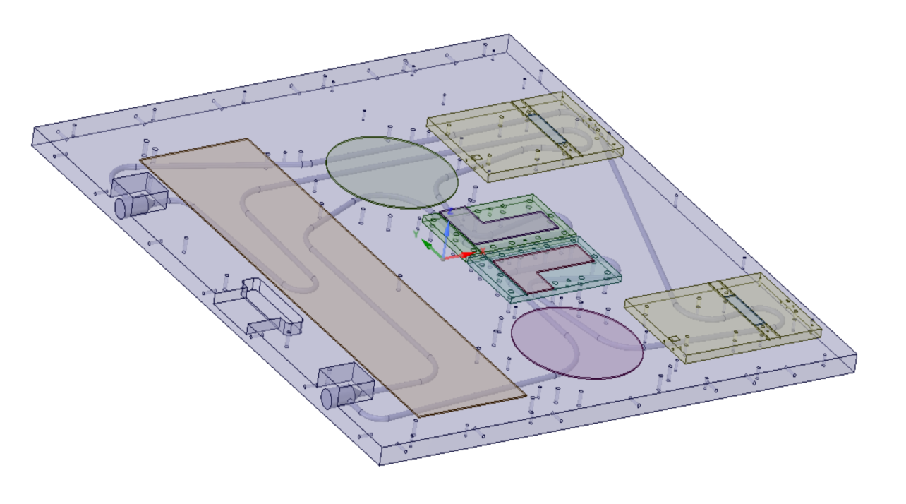 Модель потока извлекается из программного обеспечения Ansys16.0 SCDM.