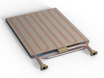 Жидкостный пластинчатый радиатор 