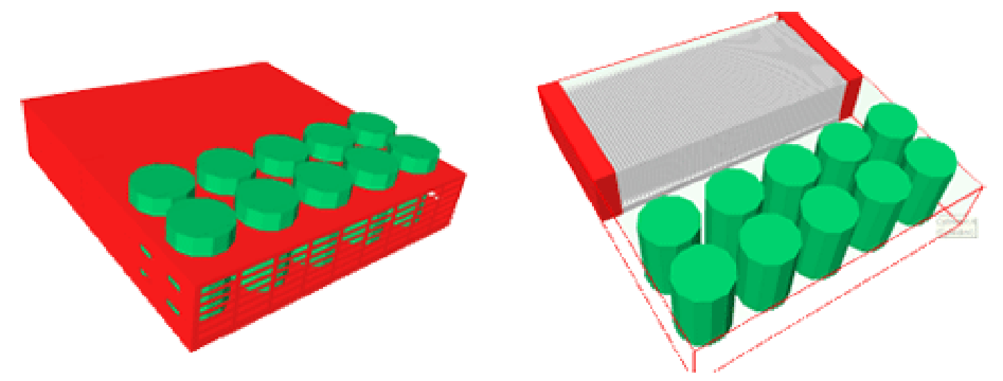 большой алюминиевый радиатор