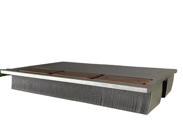 Высокомощный 2000 Вт радиатор на заказ с медным ребром для промышленного модуля IGBT Теплоотвод 550 мм с тепловой трубкой