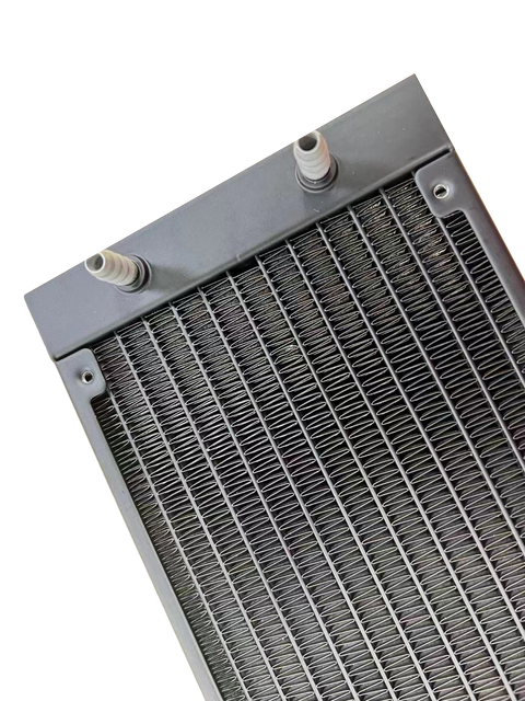 Радиаторы тепловых трубок по индивидуальному заказу OEM Алюминиевый медный сварной радиатор ребристого теплообменника